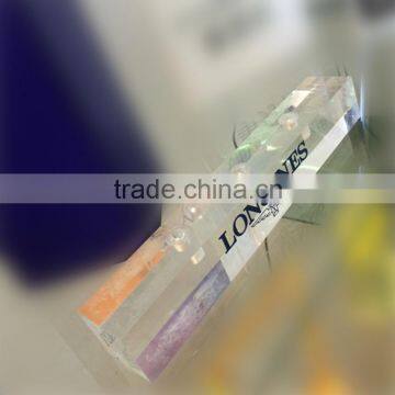 Plexiglass Logo Block, Lucite Block Printing Logo