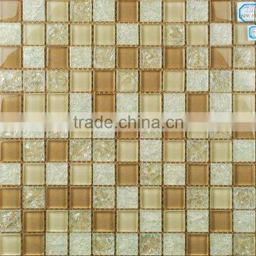 7697 Italy Classical Stone mix Glass Mosaic Tile