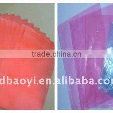 Antistatic plastic packaging bags for powder