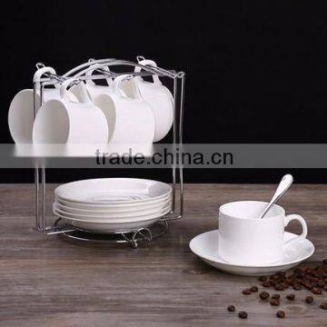 New arrivals english style porcelain dinnerware coffee tea cup set for hotel