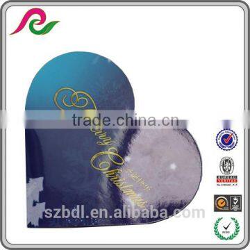 Heart Shape Christmas Card With Music Gift, Christmas Gift Musical Card photo-2