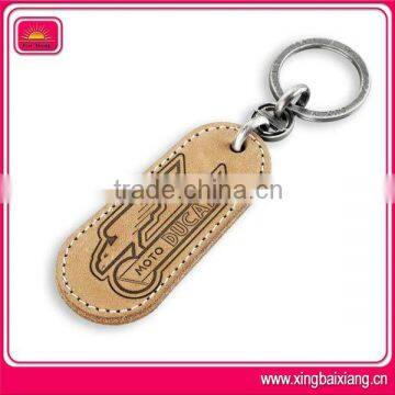 metal leather key rings