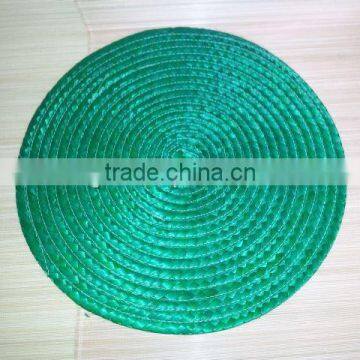 Green Bamboo Woven Placemat