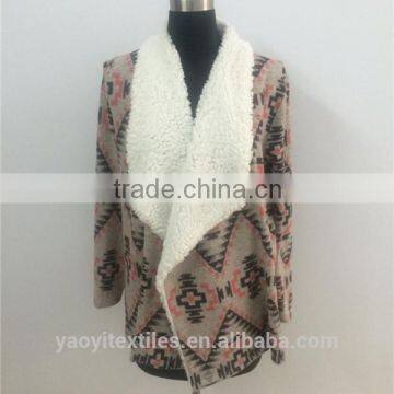 spring autumn printed khaki women trench coat