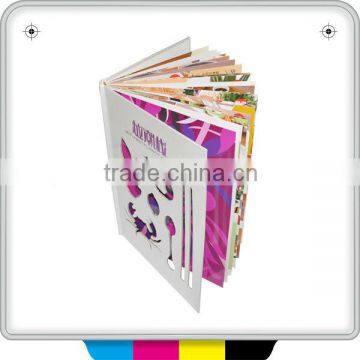 die cut custom restaurant menu book printing