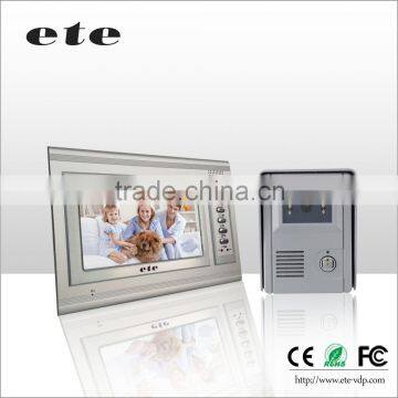 7 inch ETE video door bell intercom intercom for Villa, apartment, office and hotel