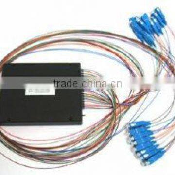 1 * 8 PLC Fiber Optic Splitter, ABS Package, 0.9mm cable,Low Polarization Dependent Loss