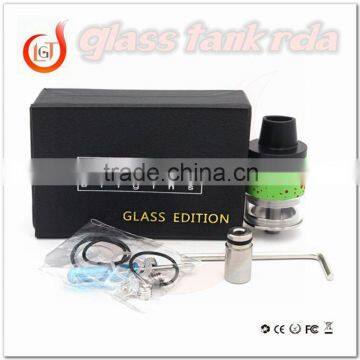 glass tank vaporizer Rebuildable Glass 510 connector E Cigarette Without Any Logos Newest Desige wholesale price