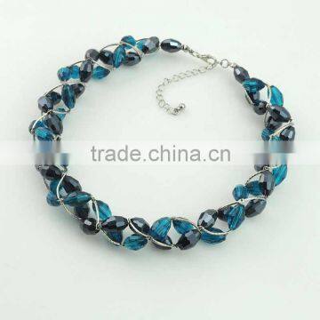 Magnetic Simple Design Silver Chain Cross Beaded Jeweley Set photo-6