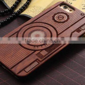 New Design Unique Engrave Wood Cell Phone Protective Case For Iphone6s/ Plus photo-2