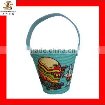 Promotional Item Easter Party Felt Decoration Easter Fancy Basket photo-3