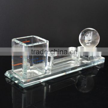 New arrival crystal office ornaments with 3d laser ball