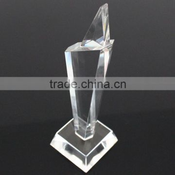 2016 custom design crystal trophy medal memento plate