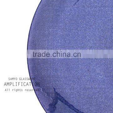 SAMYO Handcrafted Under Plate Classical Silica Glass Plate photo-4