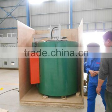 Manufacturer Hot Selling RQ3-60-9 Well-type Gas Carburizing Furnace wtih Chamber size D450x600mm