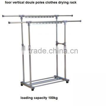 Aluminium Standing and Movable Style Laundry Rack Hanger photo-4