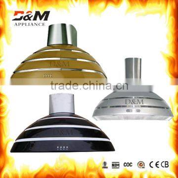 wall mounted Type range hood ,ball round range hood