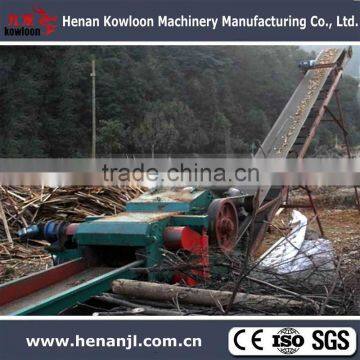 dry tree branches chipping machine