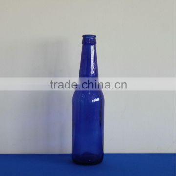 cobalt blue beer bottle