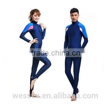 UV Long Sleeve Dive Suits Glide Skin Wetsuits