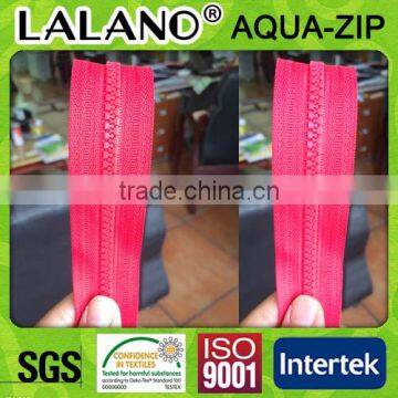 7# red plastic zipper for child frock