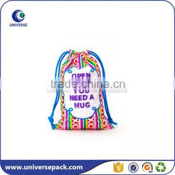 Cotton dust bag with drawstring for shoes