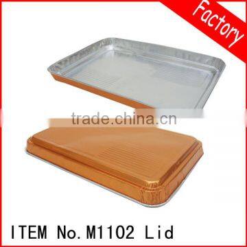 disposable aluminum foil container & heat sealing aluminum foil lids factory in guangzhou