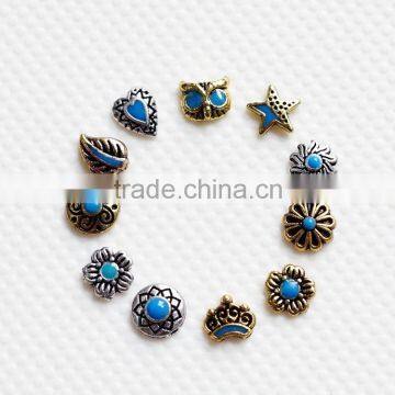 2016 New Arrival Wholesale Punk Style 3D Alloy Metal Nail Art Decoration Stickers Metallic Stud Rivet For False Finger Tips photo-4