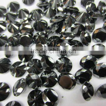 EXCELLENT BLACK ROUND CUT LOOSE MOISSANITE DIAMONDS AT CHEAP PRICE