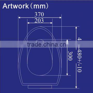 1050 Toilet Seats, 19" PP Slow Down With High Quality, Long Toilet Seats Manufacturer photo-5
