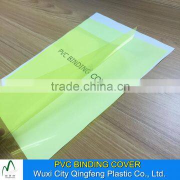 Different Colors 0.1-0.6mm Thickness A4 A3 Clear PVC Book Binding Cover Transparent Colorful PVC Sheet