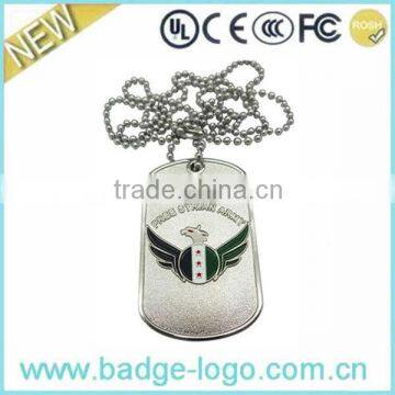 stylish wholesale customized metal military dog tags