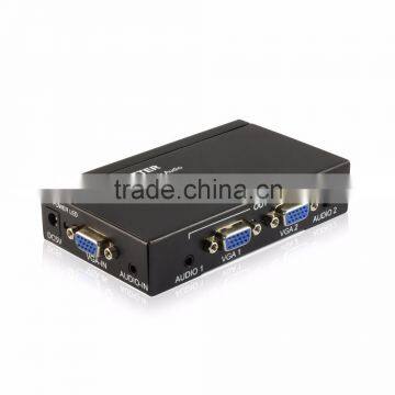 China Supplier 1 in 2 Out Vga Splitter VGA Splitter With 3.5mm Stereo Audio photo-3