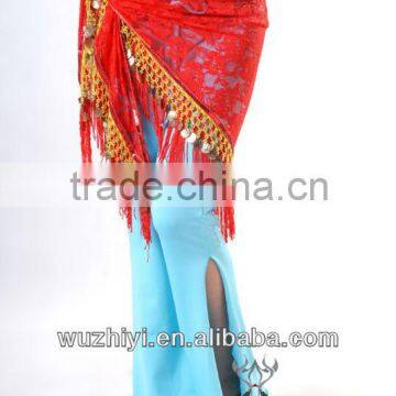 Sexy Cheap Lace Hip Scarf for Belly Dance,Belly Dancing Performance Dress,Dancing Accessory (Wuchieal YL078)                        
                                                Quality Choice