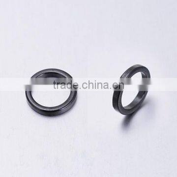 100PC new arrival big round black ceramic loop high quality ceramic jewelry accessories wholesale jewellry