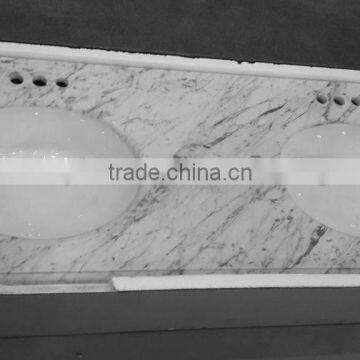 Top grade Bathroom kitchen white marble countertop