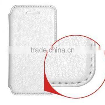 OEM blank leather phone cases/Sublimation Leather Flip Cover for Iphone 4/4S