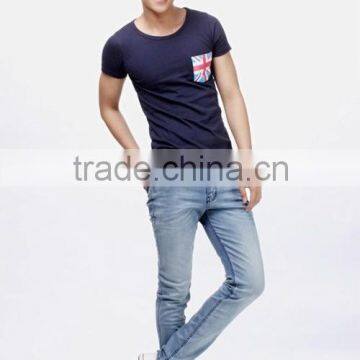 Mens body style, plain slim fit Tshirt [chuan]
