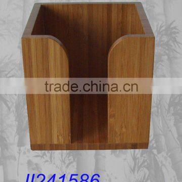 Bamboo note holder
