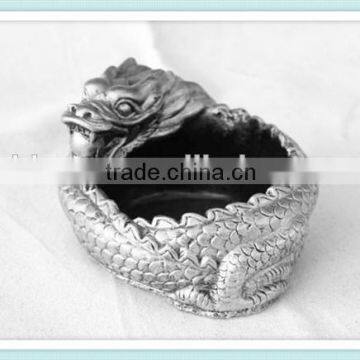 Resin Golden Dragon Ashtray Ancient Dragon Statue for Ashtray Craft photo-4