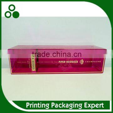 ROSE COLOR PRINTING FANCY CHAMPAGNE PET BOX