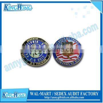 Zinc alloy type metal america military coin