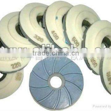 Edge polishing wheels