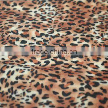 ANIMAL PATTERN SHORT HAIR VELBOA FOR SHOES FABRIC