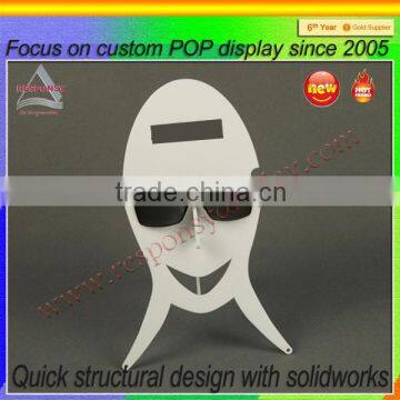 custom small size eyewear display stand made from plastic or wood