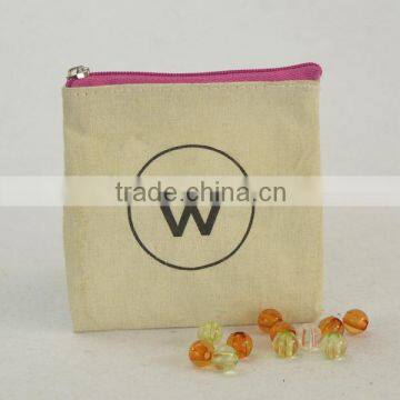 Fashion Small Canvas Zipper Bag Made in China