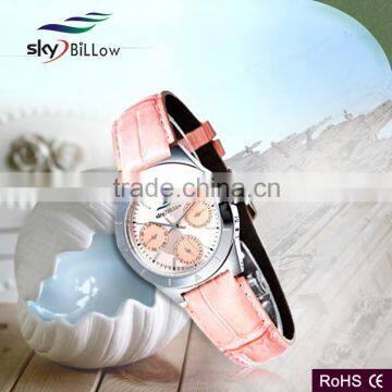 2015 ladies wrist watch quartz leather band women wathces