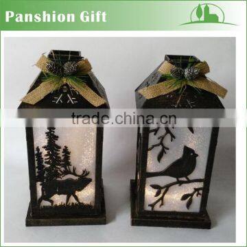 wholesale x'mas wood decorative lantern