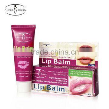 aichun beauty new product moisturizing&nourishing lip balm for beautiful lips 50g