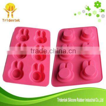 Cheap cake bakeware rabbit shape silicone molds for cookie